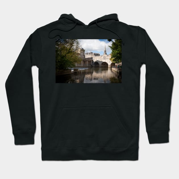 Pulteney Bridge, Bath, UK Hoodie by RJDowns